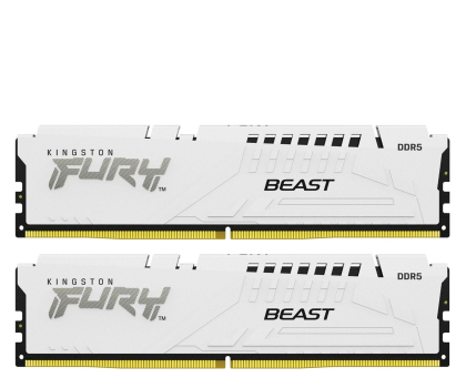 Pamięć RAM Kingston FURY 32GB (2x16GB) 6000 CL30 Beast Biały